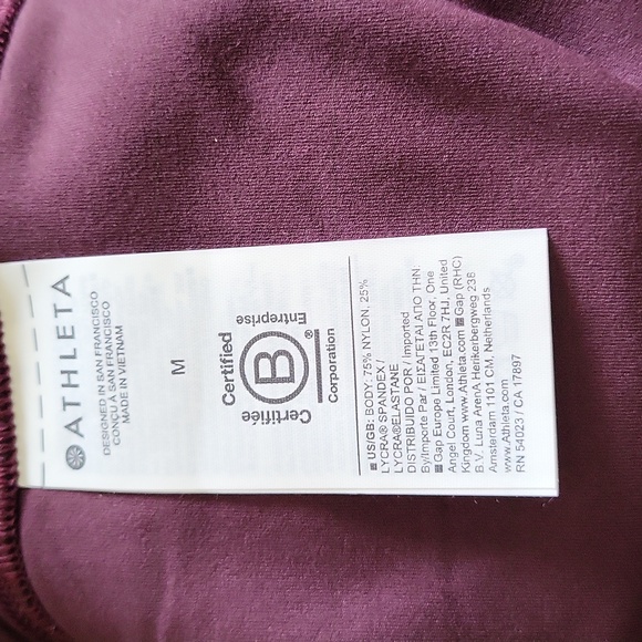 NWT- Athleta Elation Straight Leg Tight - Picture 6 of 8